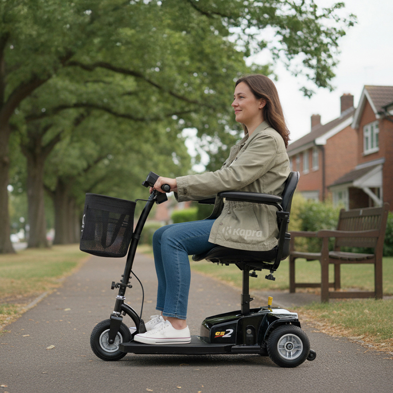Cadeira de rodas motorizada GoGo ES 2, 3 rodas Pride Mobility