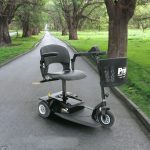 Cadeira de rodas motorizada GoGo ES 2, 3 rodas Pride Mobility