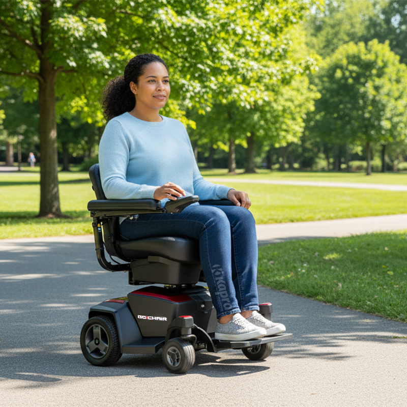 Cadeira de rodas motorizada Go Chair Pride Mobility Kapra Medical